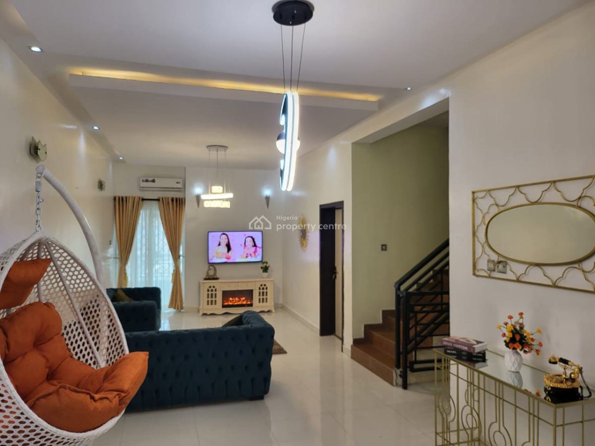 Furnished 5 Bedroom Duplex with Swimming Pool, Opebi, Ikeja, Lagos, Semi-detached Duplex for Rent