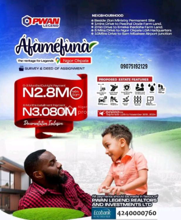 Land, Zion Ministry Permanent Site, Ngor Okpala, Imo, Land for Sale