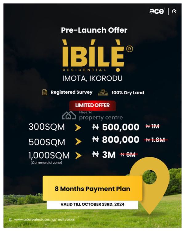 Own The Most Affordable Land, Ferry Terminal, Ikorodu, Lagos, Mixed-use Land for Sale