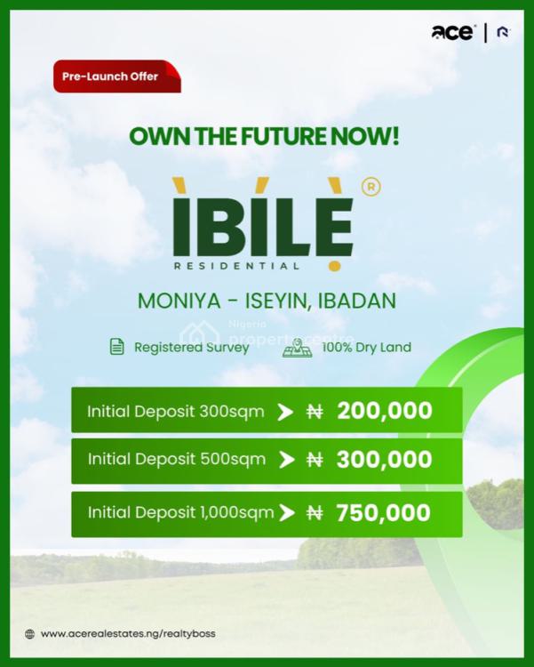 Buy 5 Plots, Get Free 1 Plot. The Most Affordable Land, Moniya Train Station, Ibadan, Oyo, Mixed-use Land for Sale
