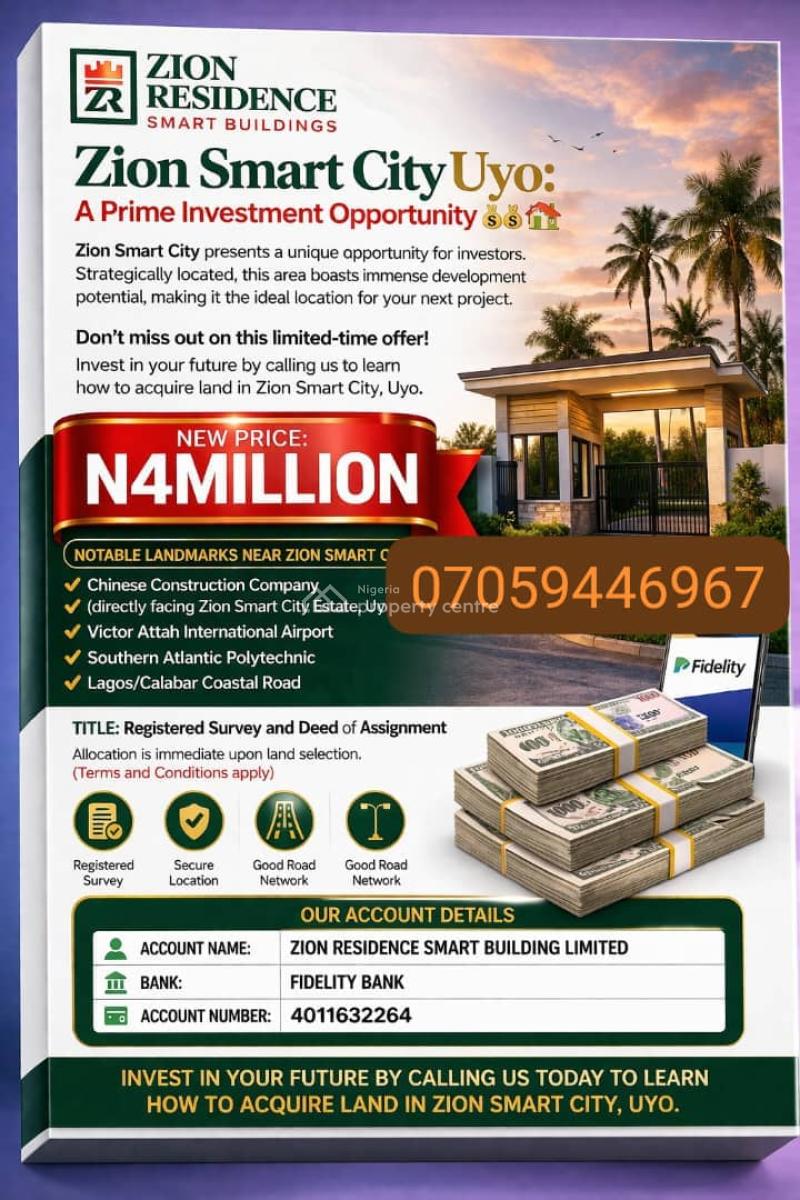 Plots of Affordable Land, Opposite Chinese Construction Company, Uruan, Akwa Ibom, Mixed-use Land for Sale