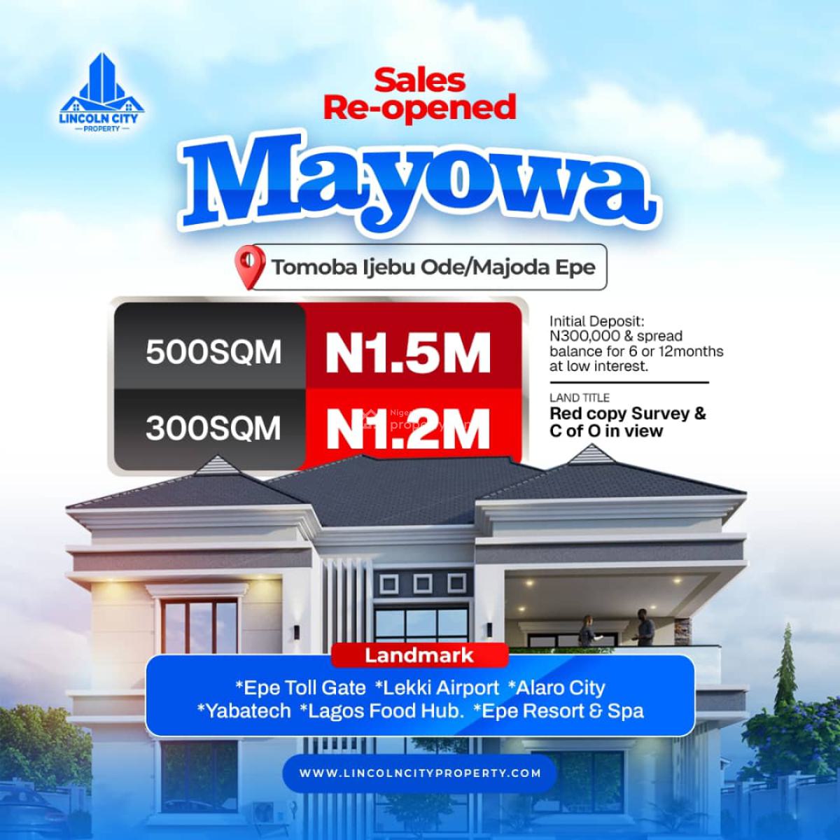 Affordable Buy and Build, Mojoda, Epe, Lagos, Mixed-use Land for Sale