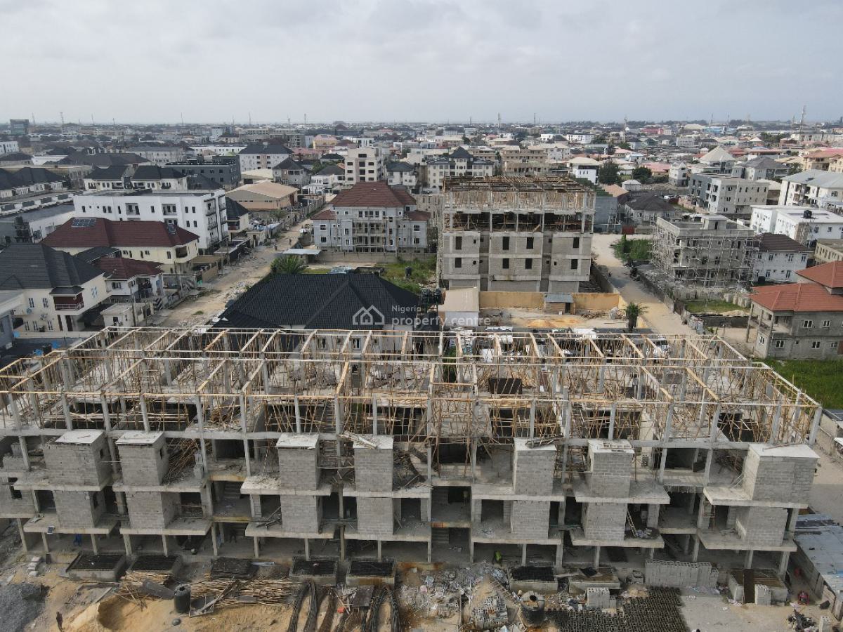 3 Bedroom Maisonette with a Study and a Swimming Pool, Ologolo, Lekki, Lagos, Flat / Apartment for Sale