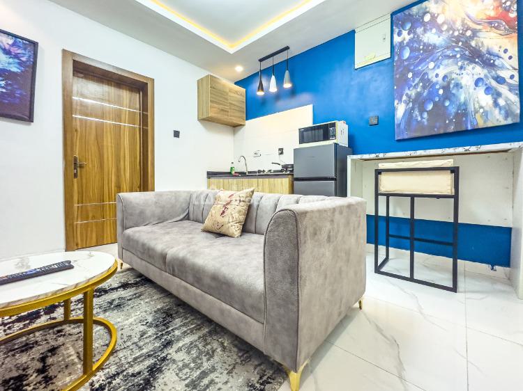 1 Bedroom Apartment, Memudu Aremu Street, Surulere, Lagos, Mini Flat (room and Parlour) Short Let