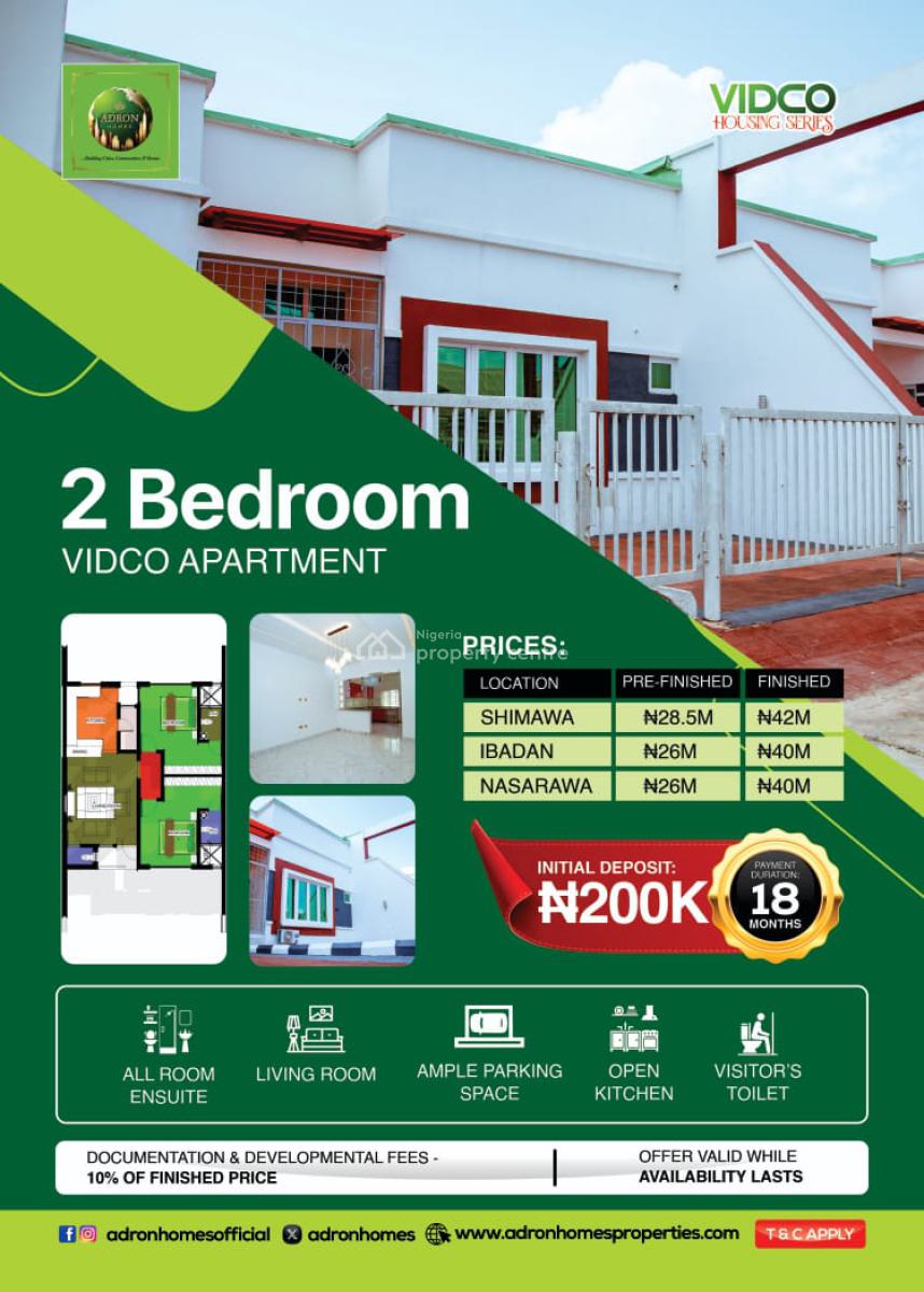 2 Bedroom Unit, Manhattan Parks and Gardens 1, Abuja -keffi Express Way., Karu, Nasarawa, Block of Flats for Sale