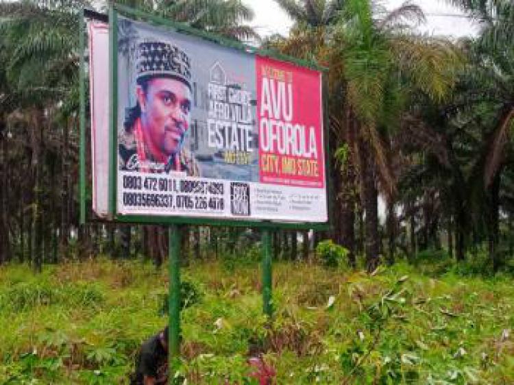 Choicest Land in a Strategic and Beautiful Location, Kanu Nwankwo a.k.a Papilo Villa Estate Avu-obosima, Avu, Owerri West, Imo, Land for Sale
