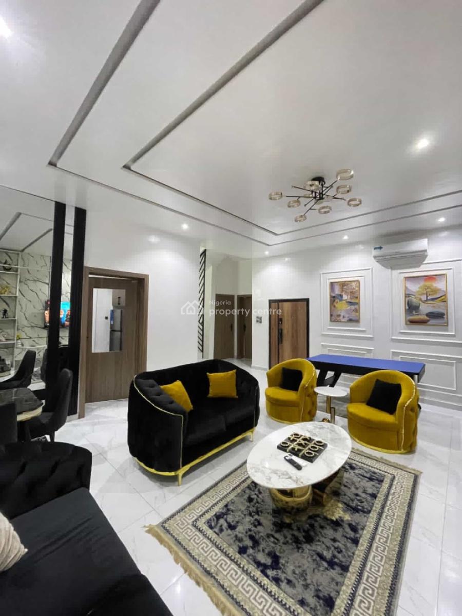 Luxury Furnished 4 Bedroom Duplex with Solar Inverter, Ps5, Lekki, Lagos, Terraced Duplex for Rent