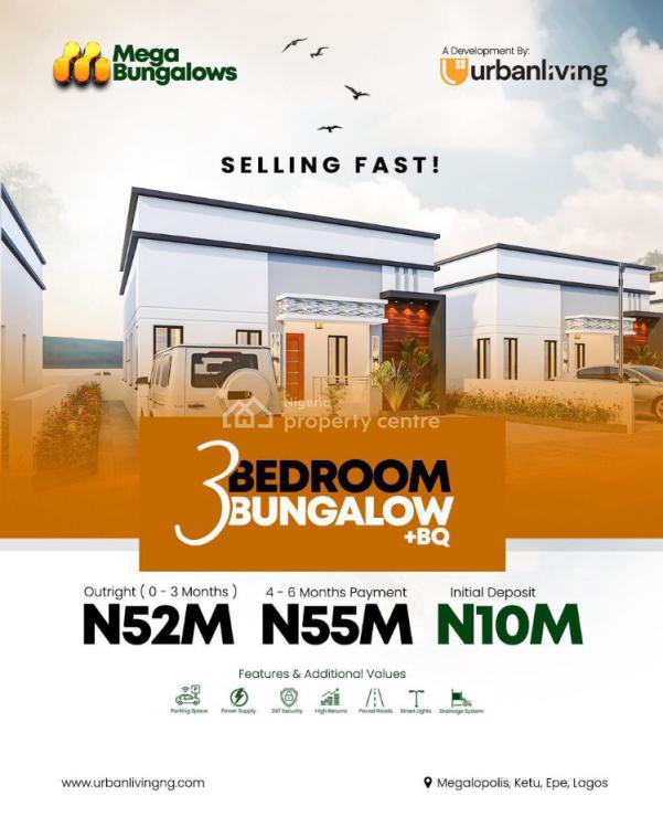 Invest Here for Cashflow Where You Have About 16,000 Workers in a Hub, Ketu - Omu Road, Epe, Lagos, Detached Bungalow for Sale