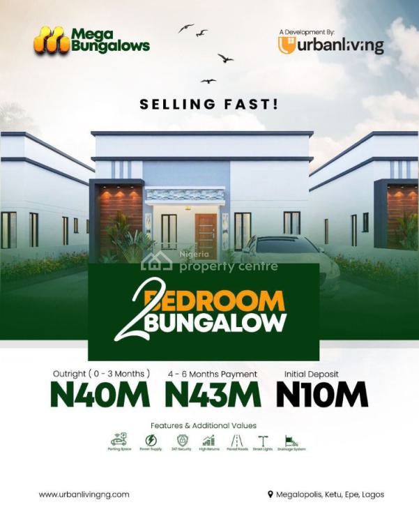 Invest Here for Cashflow Where You Have About 16,000 Workers in a Hub, Ketu - Omu Road, Epe, Lagos, Detached Bungalow for Sale