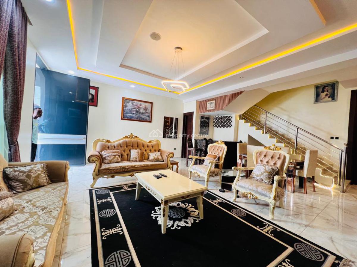 Luxury 4 Bedroom Duplex Terraced, Adeniyi Jones Street, Ikeja, Lagos, Flat / Apartment Short Let