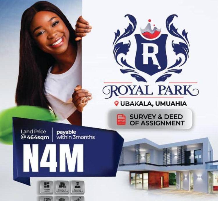 Affordable Land in a Developed Location, Royal Park Estate, Ubakala,, Umuahia, Abia, Mixed-use Land for Sale