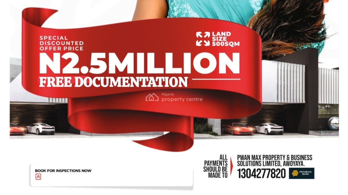 Affordable Dry Land in Epe - 500sqm for 2.5 Million + Free Doc., Iloti Garden City, Epe, Lagos, Residential Land for Sale