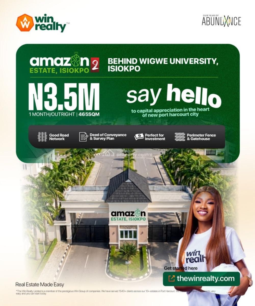 Land, Isiokpo, Port Harcourt, Rivers, Residential Land for Sale