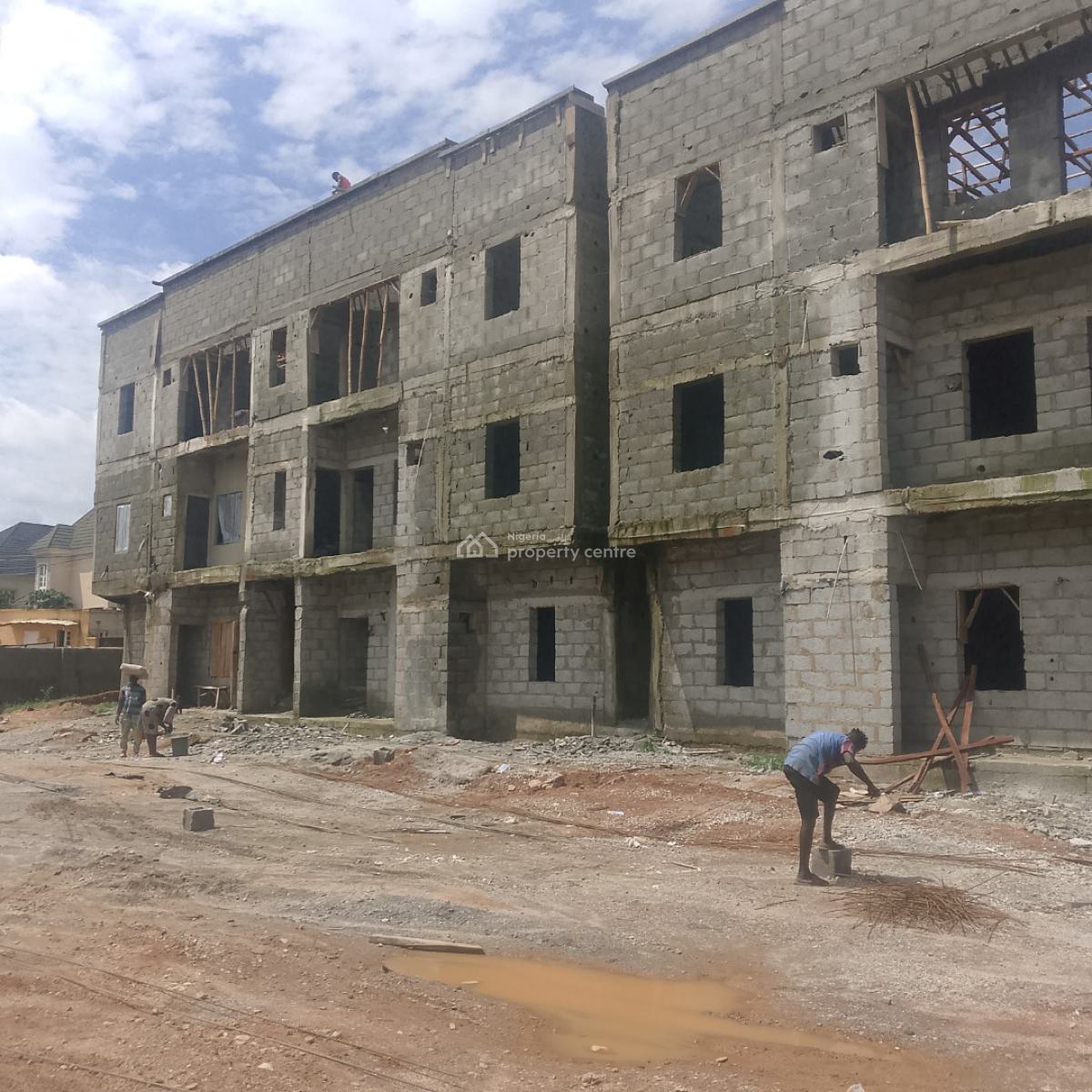 Standard 3 Bedroom Carcass with Standard Facilities, Aym Shafa, Dawaki, Gwarinpa, Abuja, Flat / Apartment for Sale