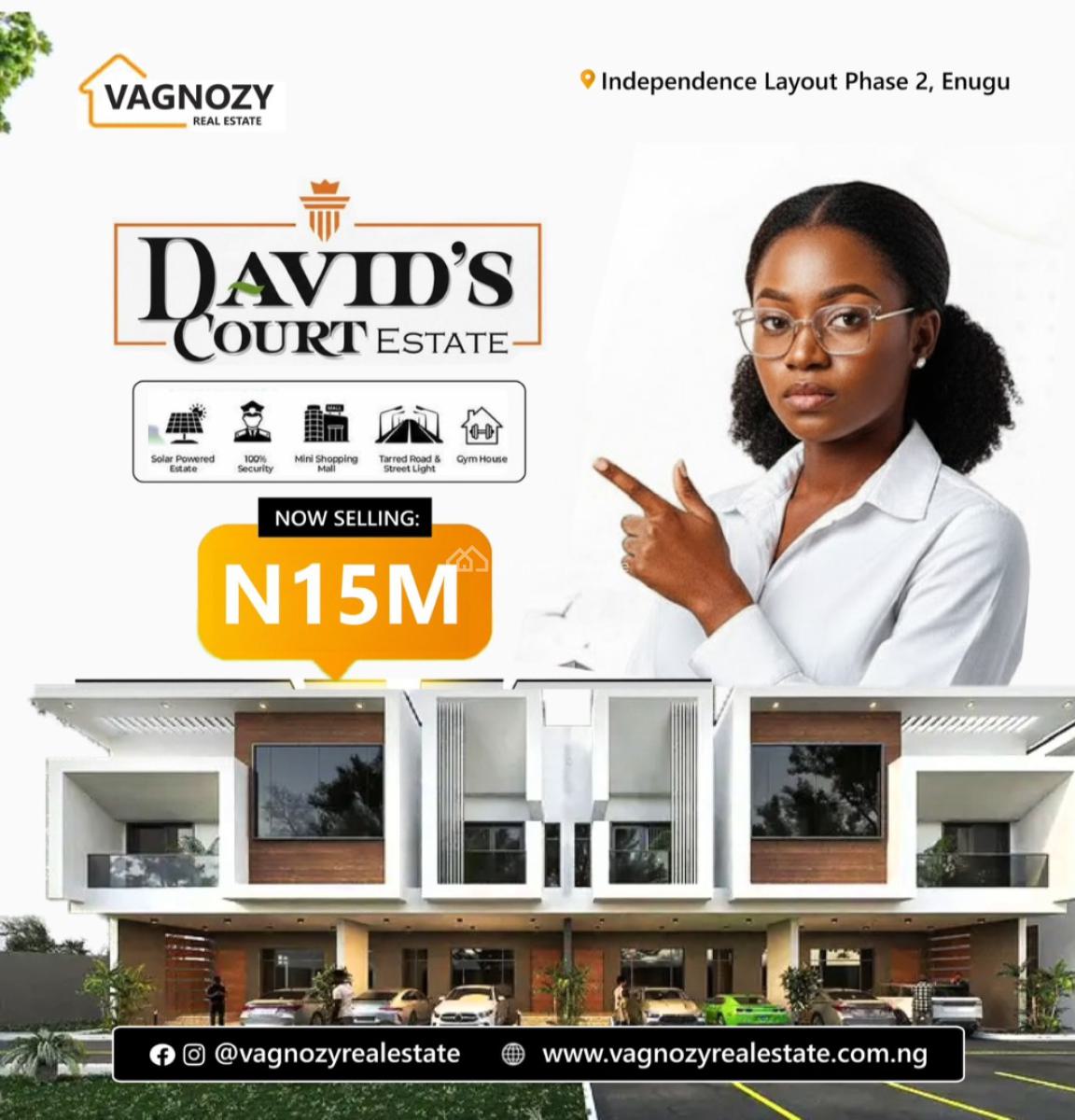 Investment Land with High Roi, Davids Court Estate, Independent Layout Phase 2, Independence Layout, Enugu, Enugu, Residential Land for Sale
