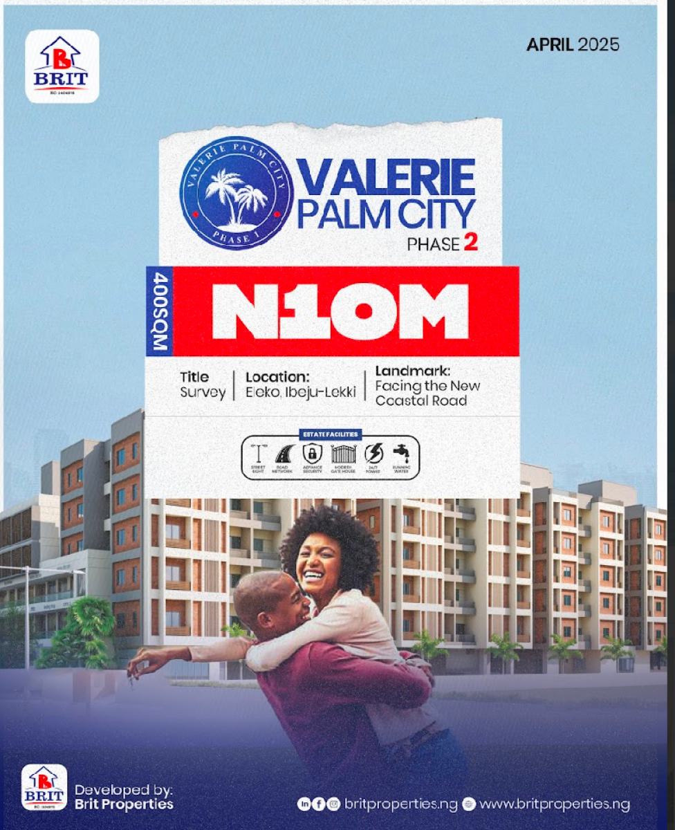 Facing Costal Road Ibeju Lekki Property, Valerie Palm City  1, Valerie Palm City 2, Directly Facing Lagos - Calabar Coaster Road, Eleko, Ibeju Lekki, Lagos, Residential Land for Sale