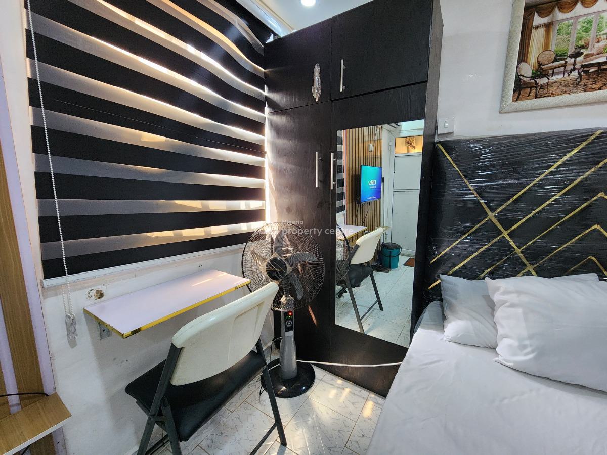 Fully Furnished and Serviced Luxury Studio Apartment, Yah Wahab Estate Phase 2, Wuye, Abuja, Self Contain (single Rooms) for Rent