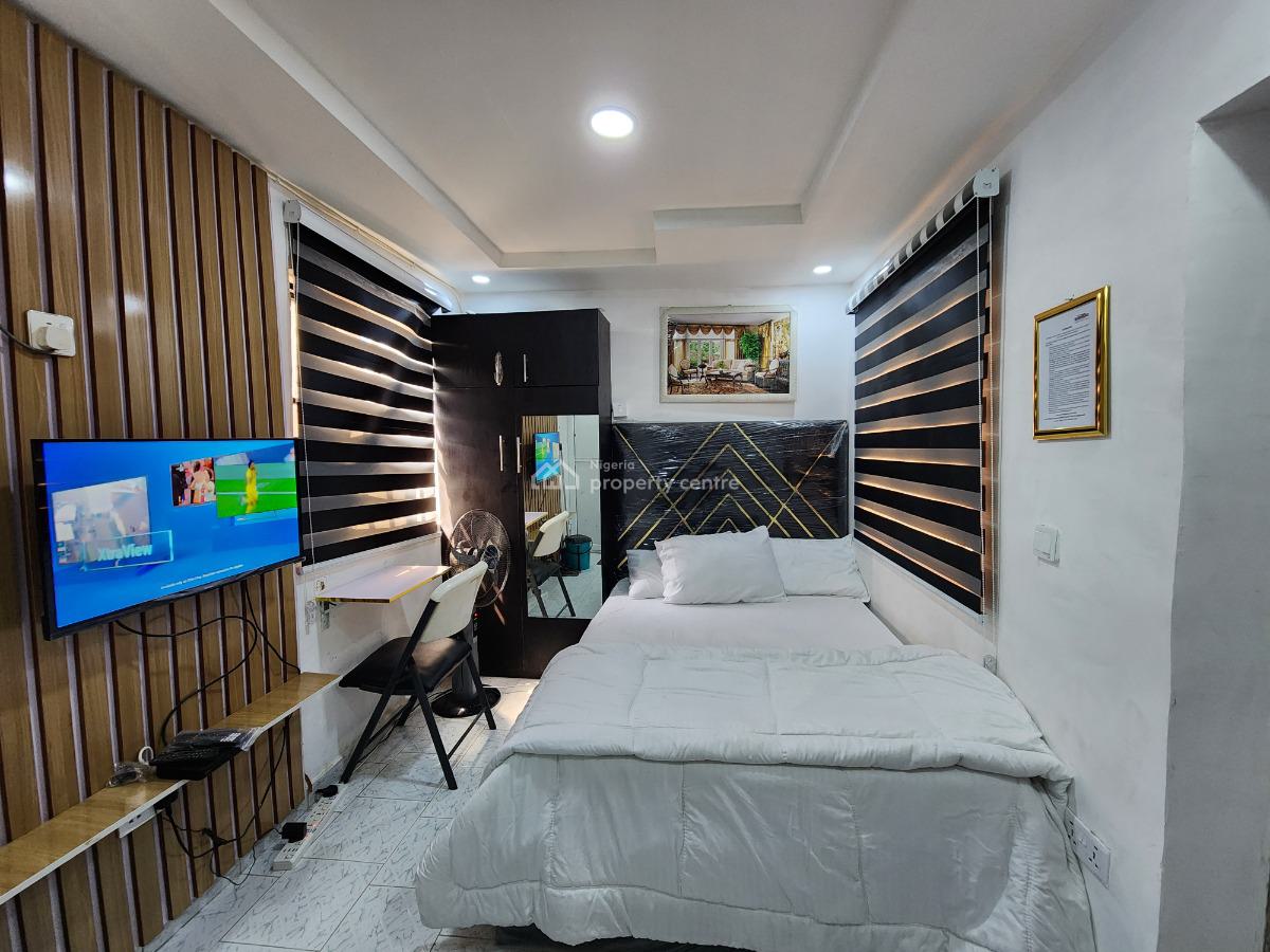 Fully Furnished and Serviced Luxury Studio Apartment, Yah Wahab Estate Phase 2, Wuye, Abuja, Self Contain (single Rooms) for Rent