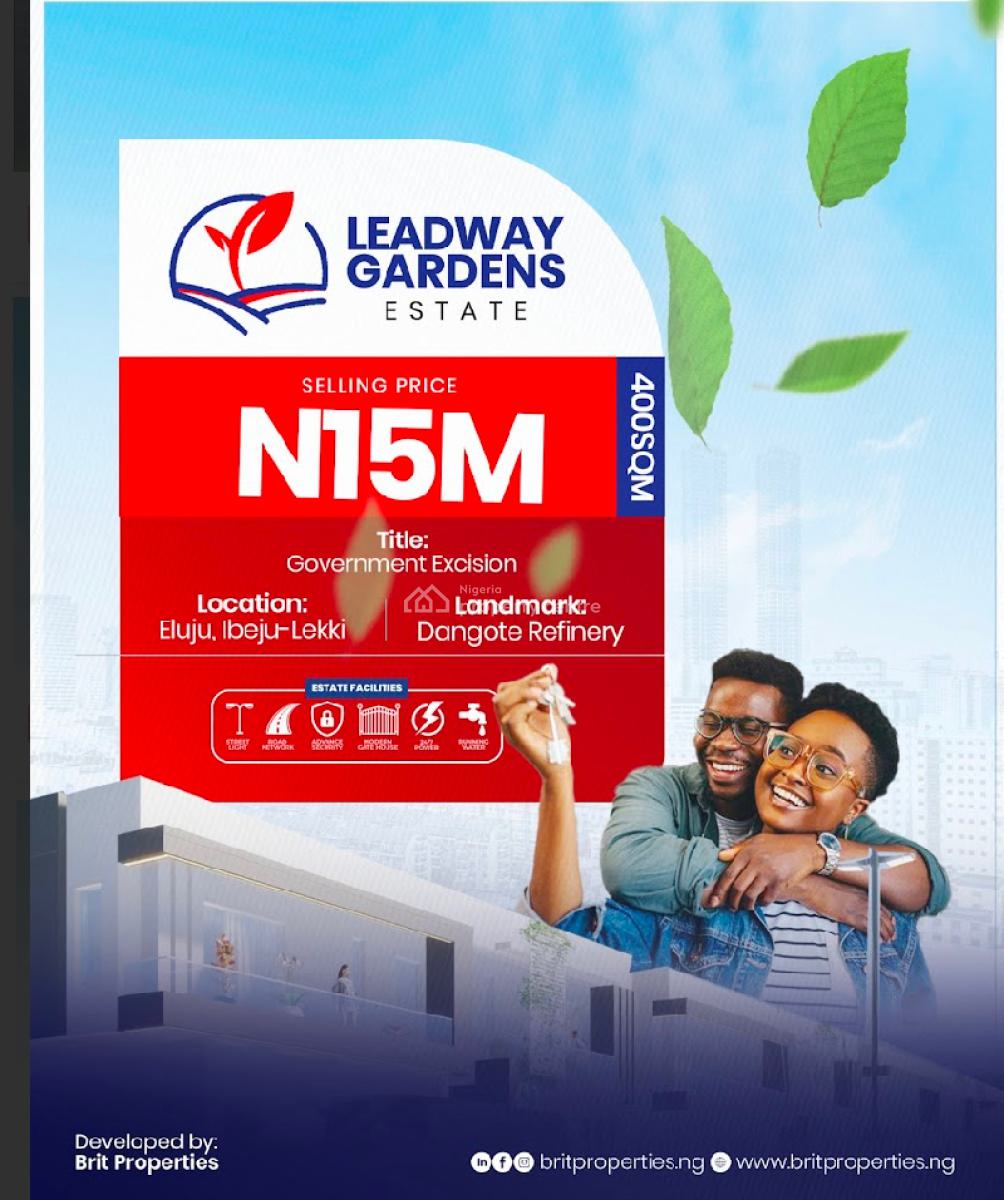 Most Affordable Offer with Government Excision, Eluju, Ibeju Lekki, Lagos, Industrial Land for Sale