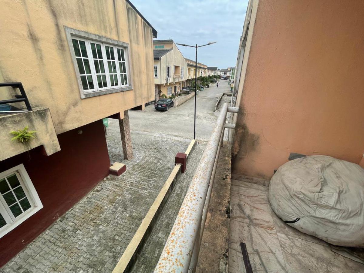Value for Money 4 Bedrooms Terrace Duplex + Bq, Corner Unit, Lekki Gardens Estate Phase 3, Off Lagos Business School, Ajah, Lagos, Semi-detached Duplex for Sale