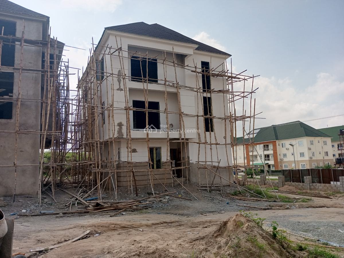 5 Bedrooms Detached Duplex Carcass with 1 Bq, River Park, Lugbe District, Abuja, Detached Duplex for Sale