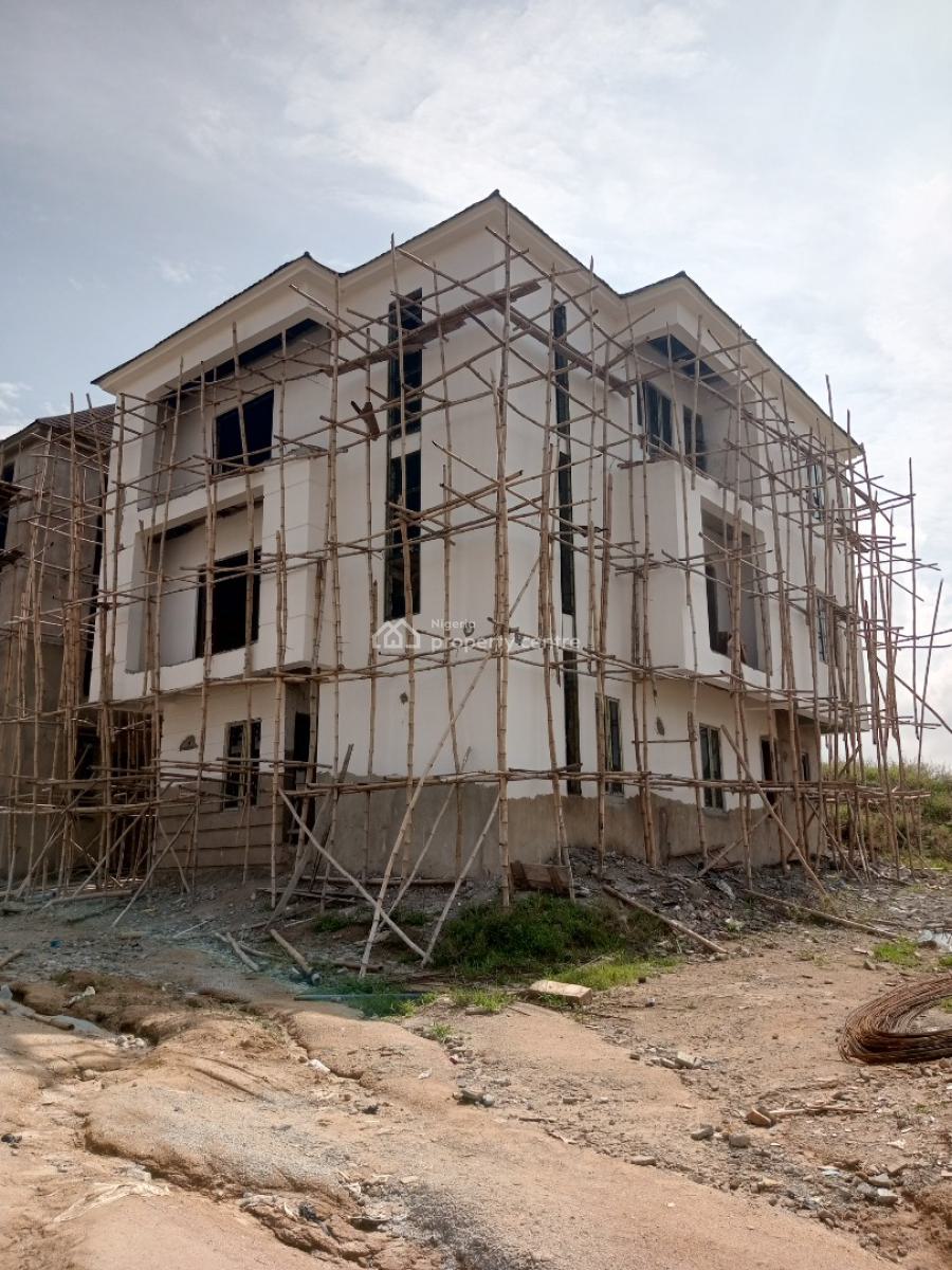 5 Bedrooms Detached Duplex Carcass with 1 Bq, River Park, Lugbe District, Abuja, Detached Duplex for Sale