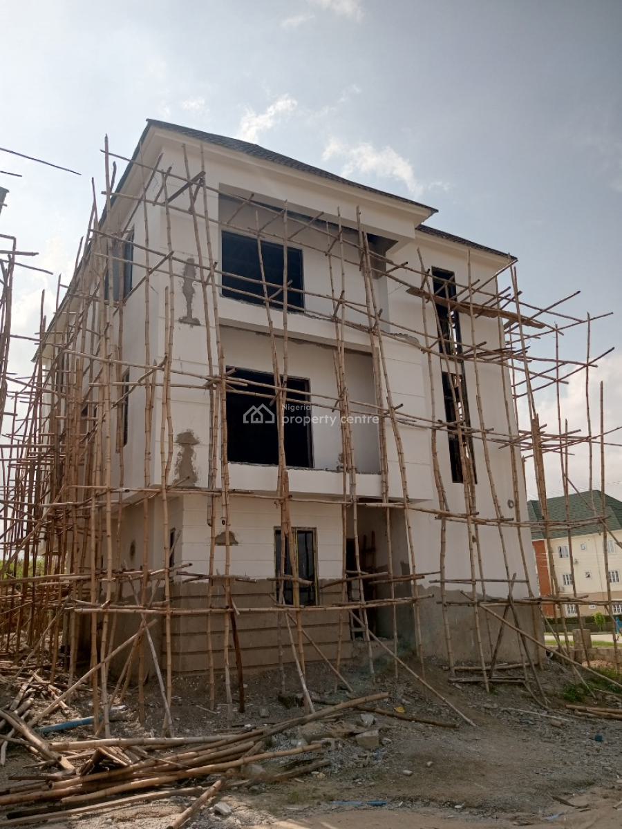 5 Bedrooms Detached Duplex Carcass with 1 Bq, River Park, Lugbe District, Abuja, Detached Duplex for Sale