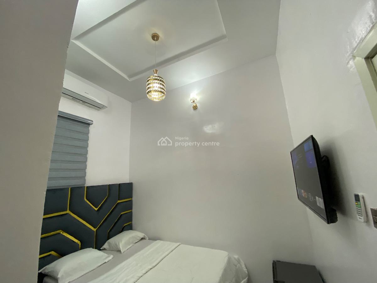 Luxuriously Furnished One Bedroom Apartment, Chevron, Lekki, Lagos, Mini Flat (room and Parlour) for Rent