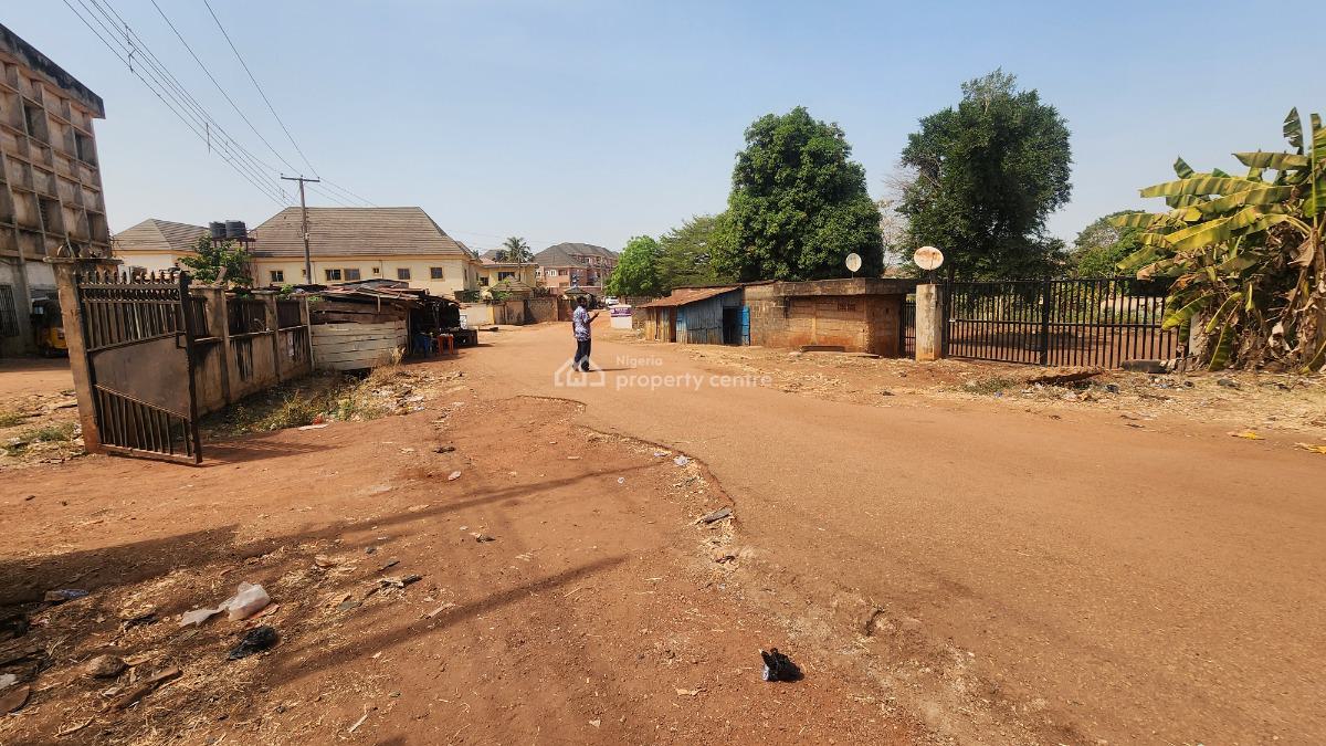 Standard Fenced & Gated 4 Plots of Land with a Drive-in (cofo), Agwu Street Off Umuoji/agric Bank, Independence Layout, Enugu, Enugu, Mixed-use Land for Sale