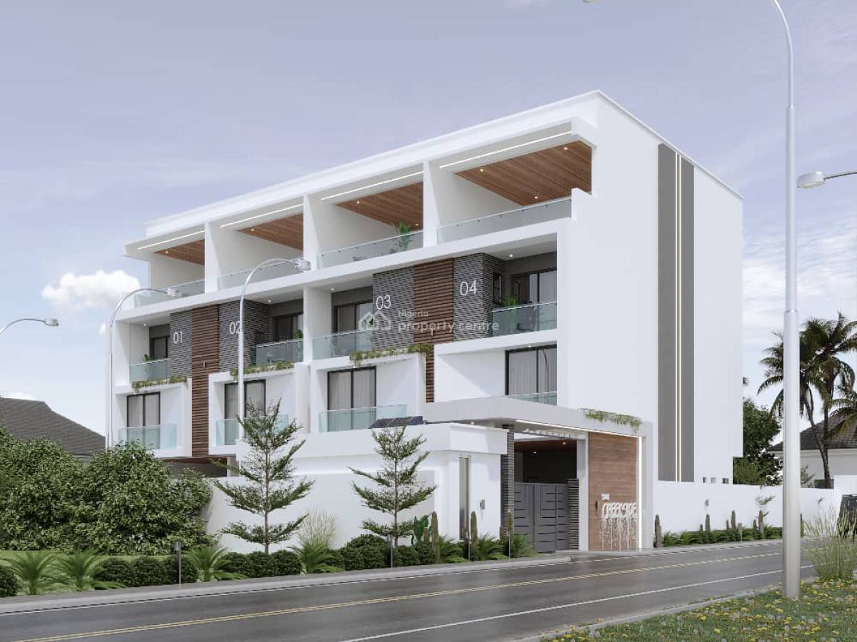 4 Bedroom Terrace Duplex, Creekside, Banana Island, Ikoyi, Lagos, Terraced Duplex for Sale