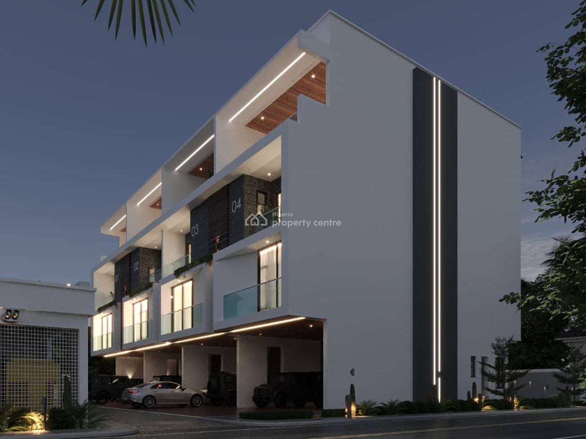 4 Bedroom Terrace Duplex, Creekside, Banana Island, Ikoyi, Lagos, Terraced Duplex for Sale