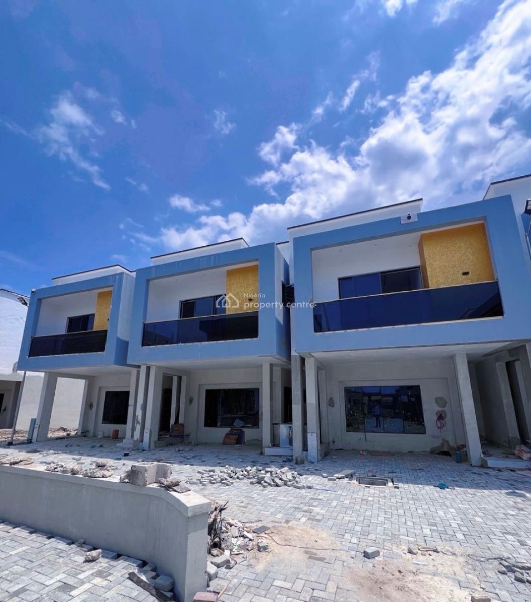 3 Units of 3 Bedrooms Terrace Duplex with Bq Left, Zularich Residences, Sangotedo, Ajah, Lagos, Terraced Duplex for Sale