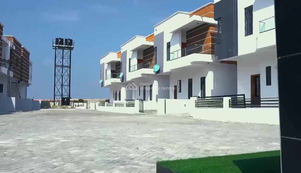 Newly Built 4 Bedroom with Swimming Pool, Adiva Estate in Beachwood Estate, Bogije, Ibeju Lekki, Lagos, Terraced Duplex for Sale