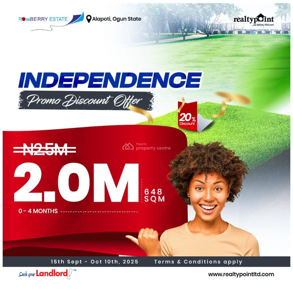 Land, Roseberry Estate, Agbara, Ado-odo/ota, Ogun, Land for Sale