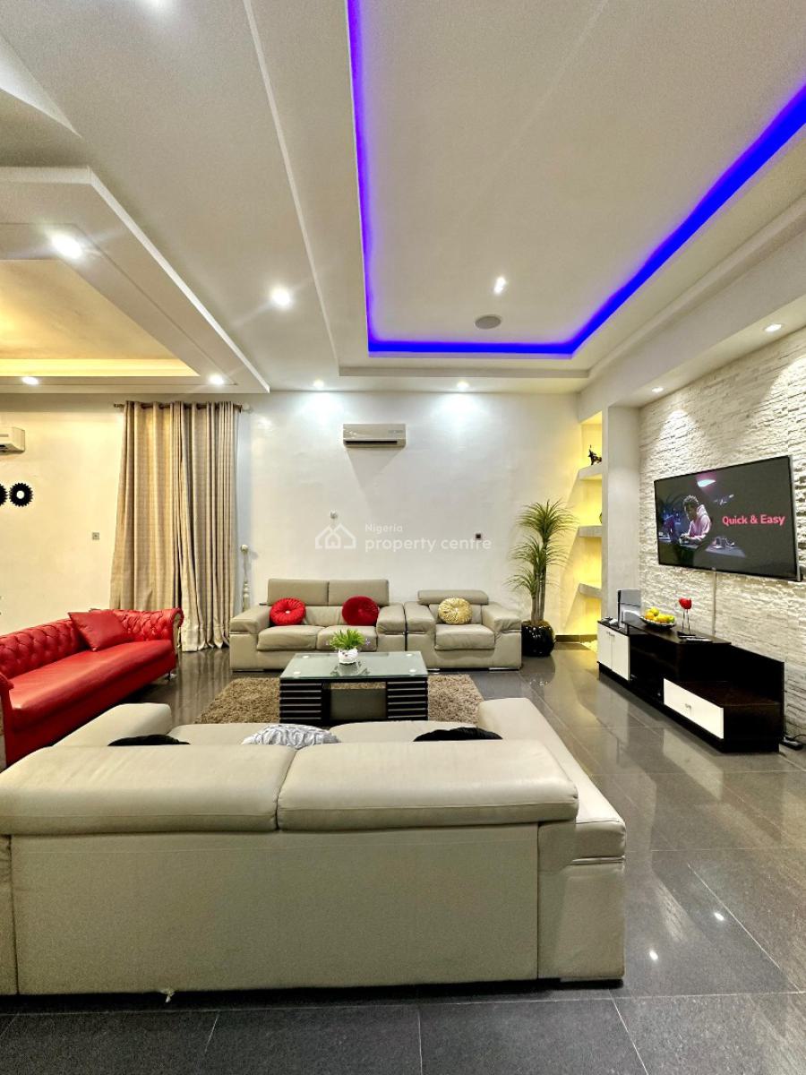 Modern Furnished 5 Bedroom Detached Duplex, Megamound Estate, Ikota, Lekki, Lagos, Detached Duplex for Rent