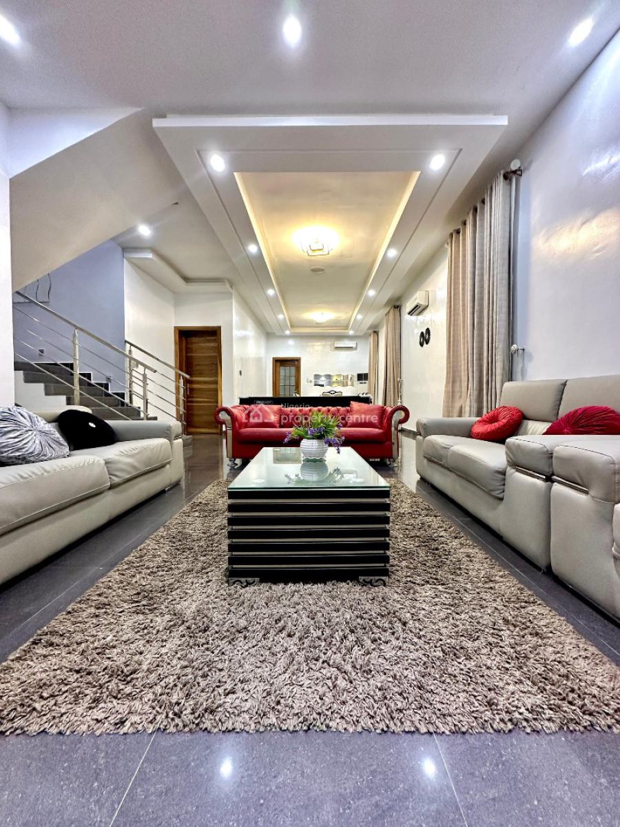 Modern Furnished 5 Bedroom Detached Duplex, Megamound Estate, Ikota, Lekki, Lagos, Detached Duplex for Rent
