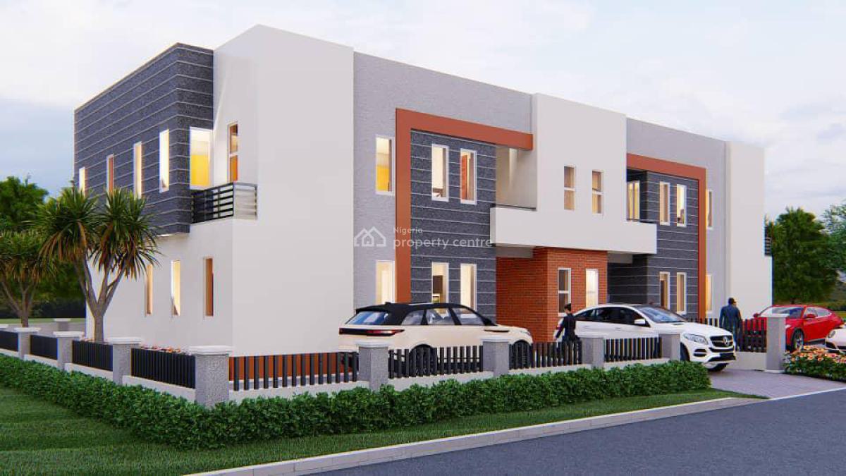 Spacious  4-bedroom Semi-detached Apartment, African Medical Center, Hebron Estate, Lokogoma District, Abuja, Semi-detached Duplex for Sale