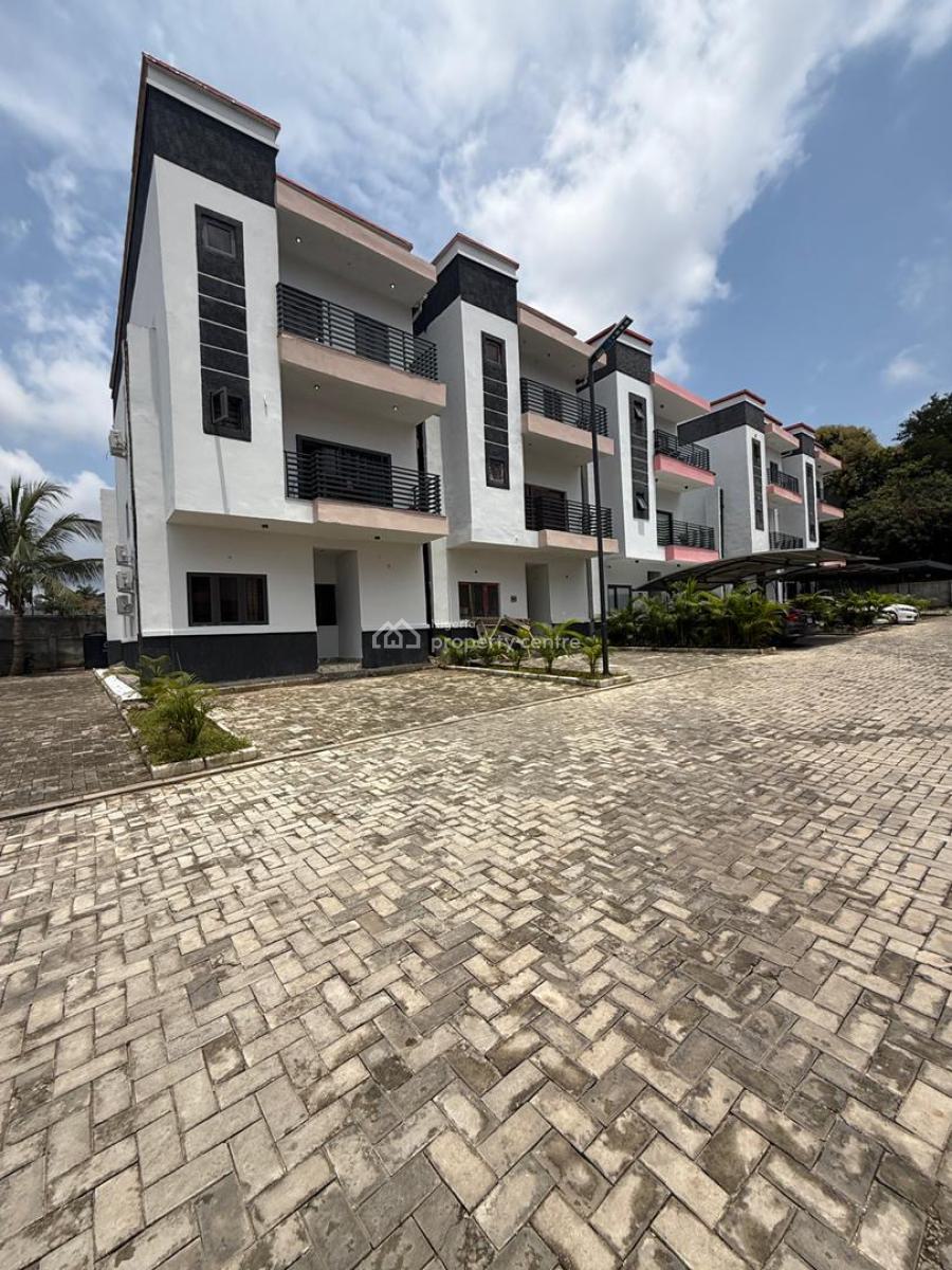 Spacious 4 Bedroom Duplex with Bq, Life Camp, Abuja, Terraced Duplex for Rent