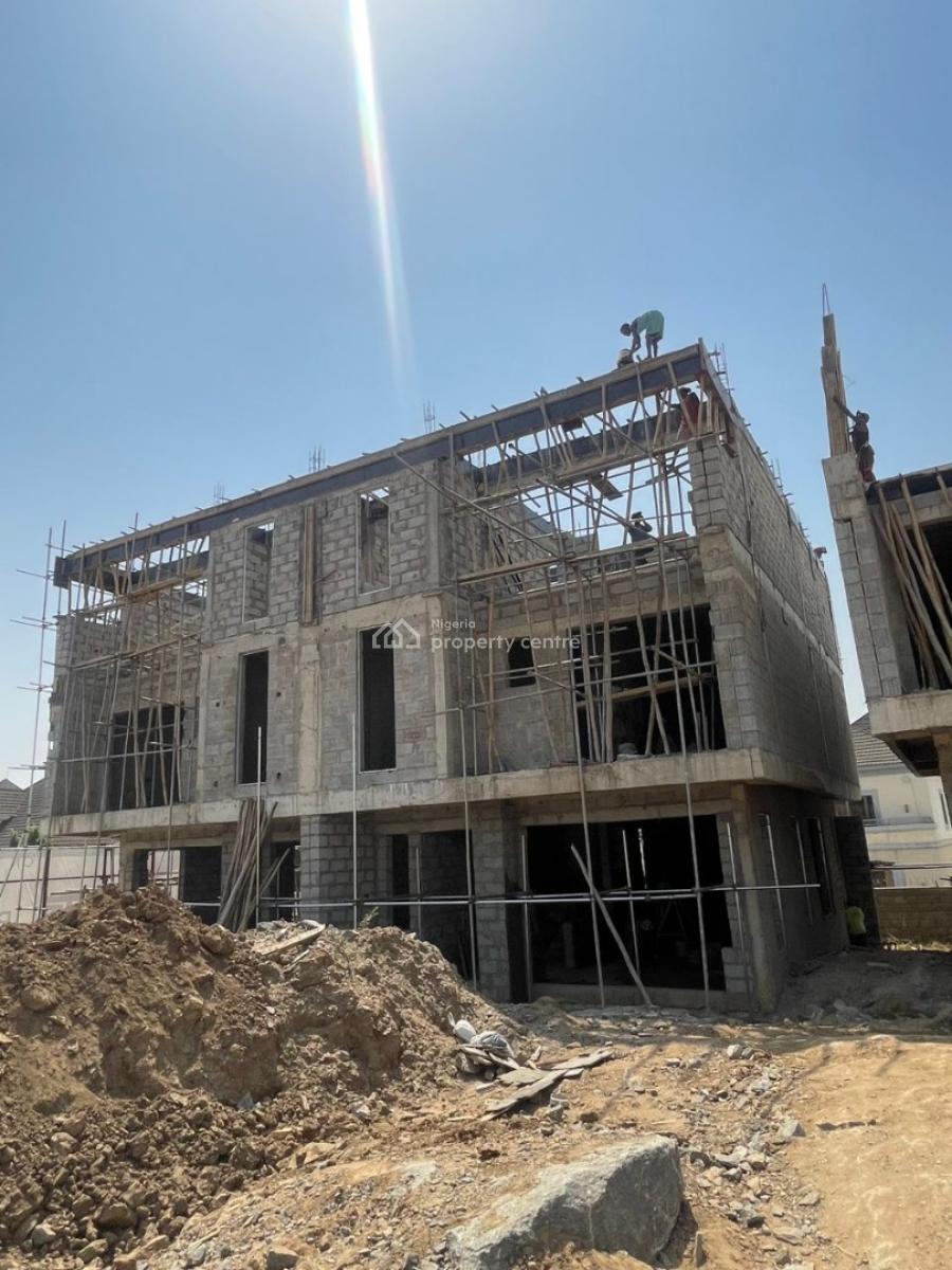 4 Bedrooms Luxury Semi Detached Duplex and a Bq, Before Life Camp Junction, By Lento Aluminum, Life Camp, Abuja, Semi-detached Duplex for Sale