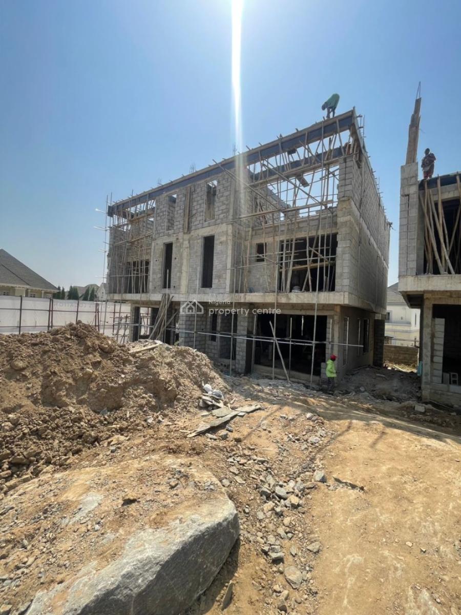 4 Bedrooms Luxury Semi Detached Duplex and a Bq, Before Life Camp Junction, By Lento Aluminum, Life Camp, Abuja, Semi-detached Duplex for Sale
