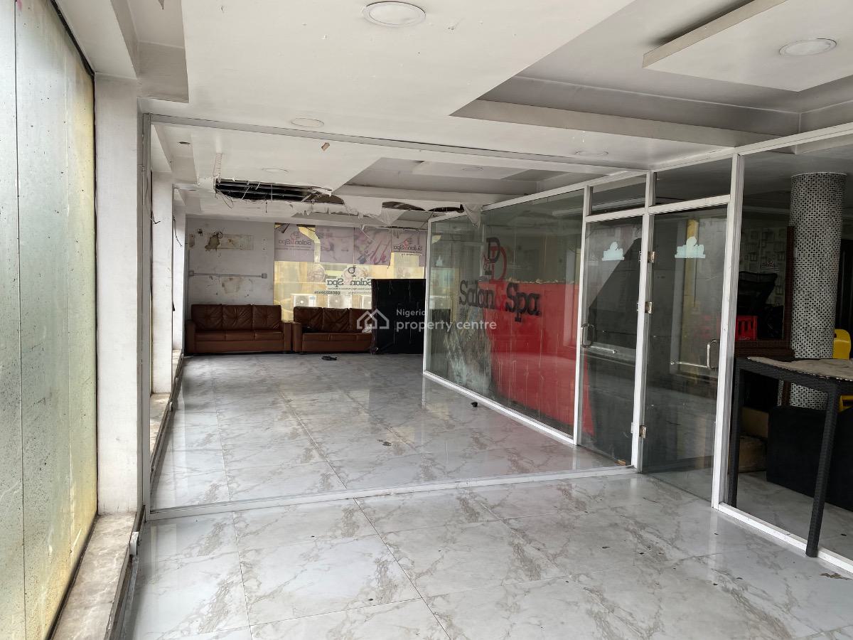 Fully Service 125sqm Open Space Shop, Oba Akran Road, Ikeja, Lagos, Shop for Rent