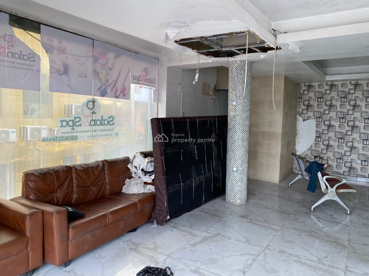 Fully Service 125sqm Open Space Shop, Oba Akran Road, Ikeja, Lagos, Shop for Rent