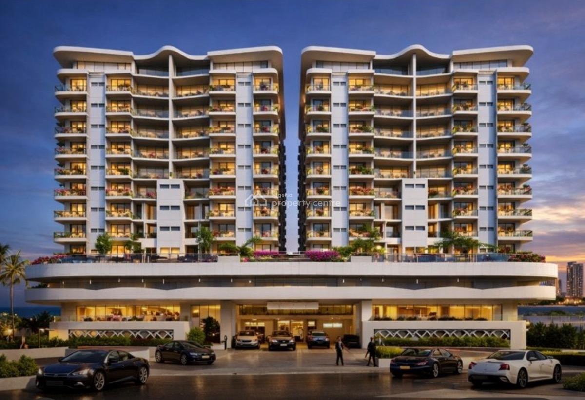 Sea-view Off Plan Luxury 3 Bedroom Flat with Bq, Bluewater Okunde Tourism Zone, Lekki Phase 1, Lekki, Lagos, Flat / Apartment for Sale