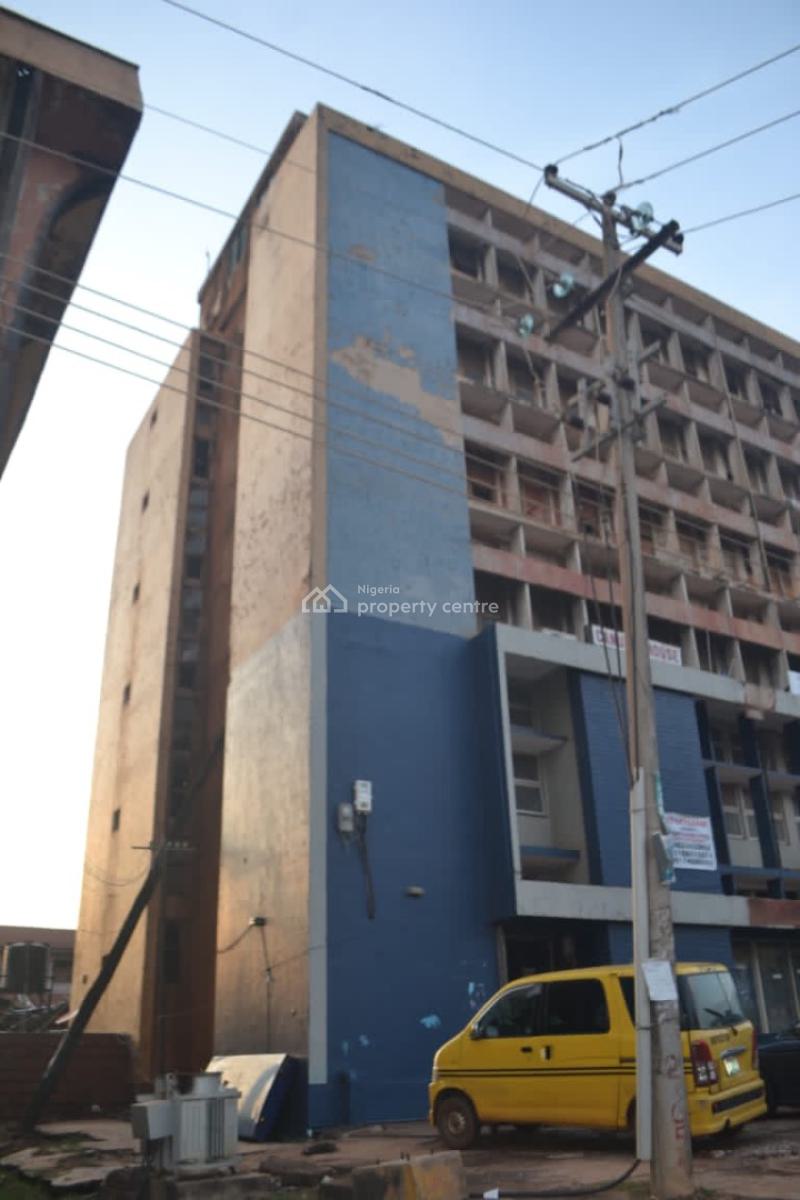 Gigantic Canute House of Five Floors with a Pent House, 19 Ogui Road, Enugu, Enugu, Office Space for Sale