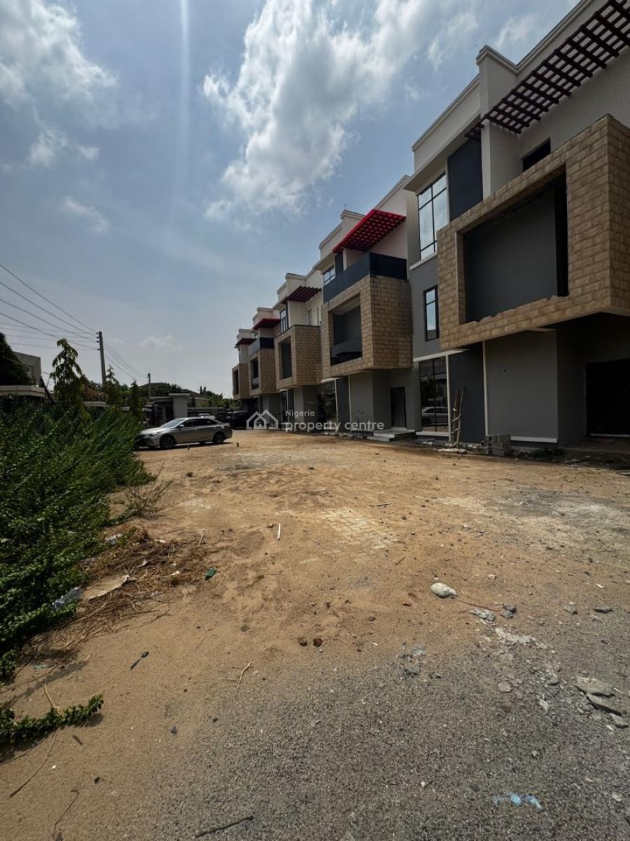 Brand New 5 Bedrooms Semi Finished Terraces Duplex with Bq, Beautiful Environment, Tarred Access Road, Katampe Extension, Katampe, Abuja, Terraced Duplex for Sale