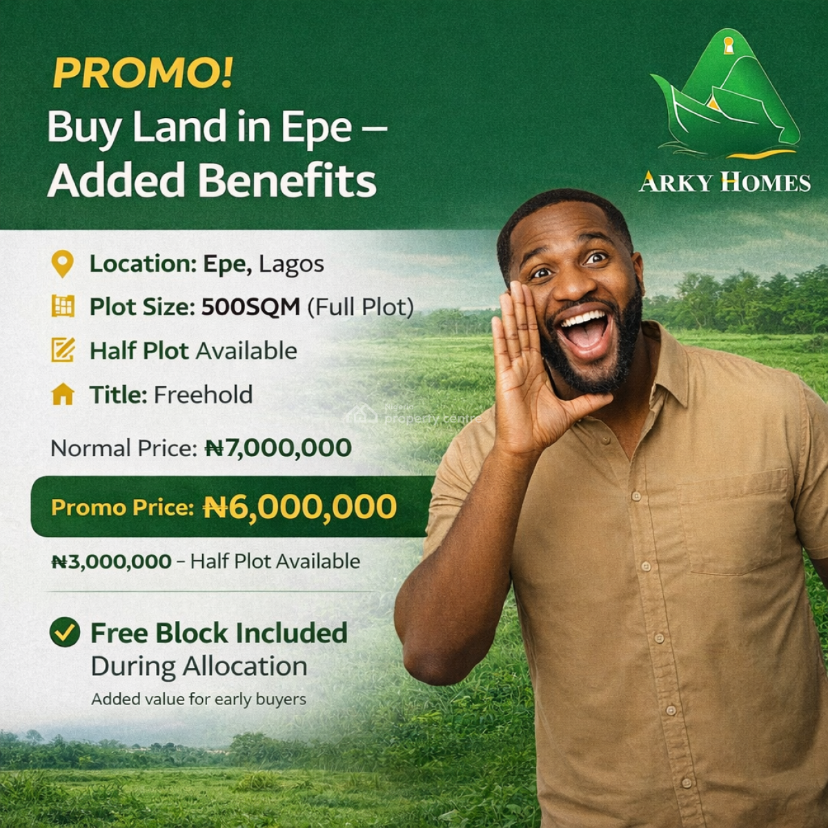 Freehold, By Micheal Otedola College of Education, Epe, Lagos, Residential Land for Sale