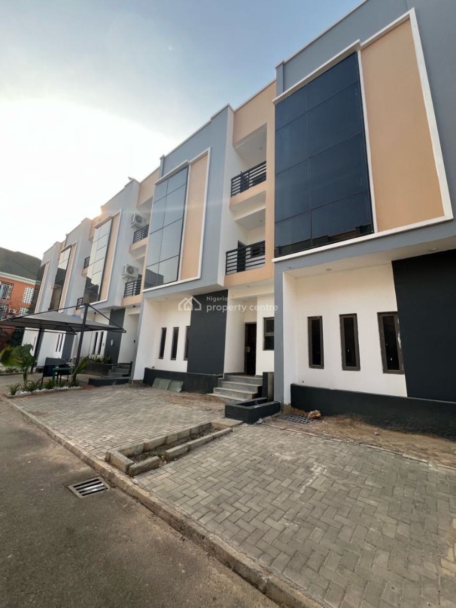 Newly Built 4 Bedroom Terraced Duplex with a Room Bq, Katampe Extension, Katampe, Abuja, Terraced Duplex for Rent