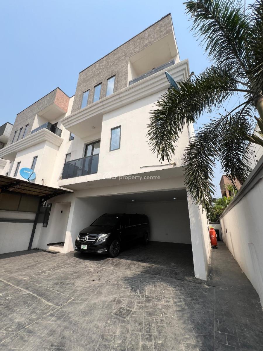 Ultra- Modern Masterpiece Furnished 4 Bedroomterrace Duplex + Compound, Osapa, Lekki, Lagos, Terraced Duplex for Sale