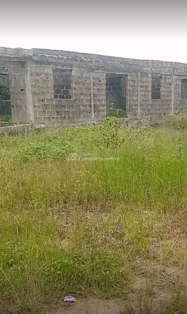One Bedroom Bungalow with Bq, Oreta, Igbogbo, Ikorodu, Lagos, Block of Flats for Sale