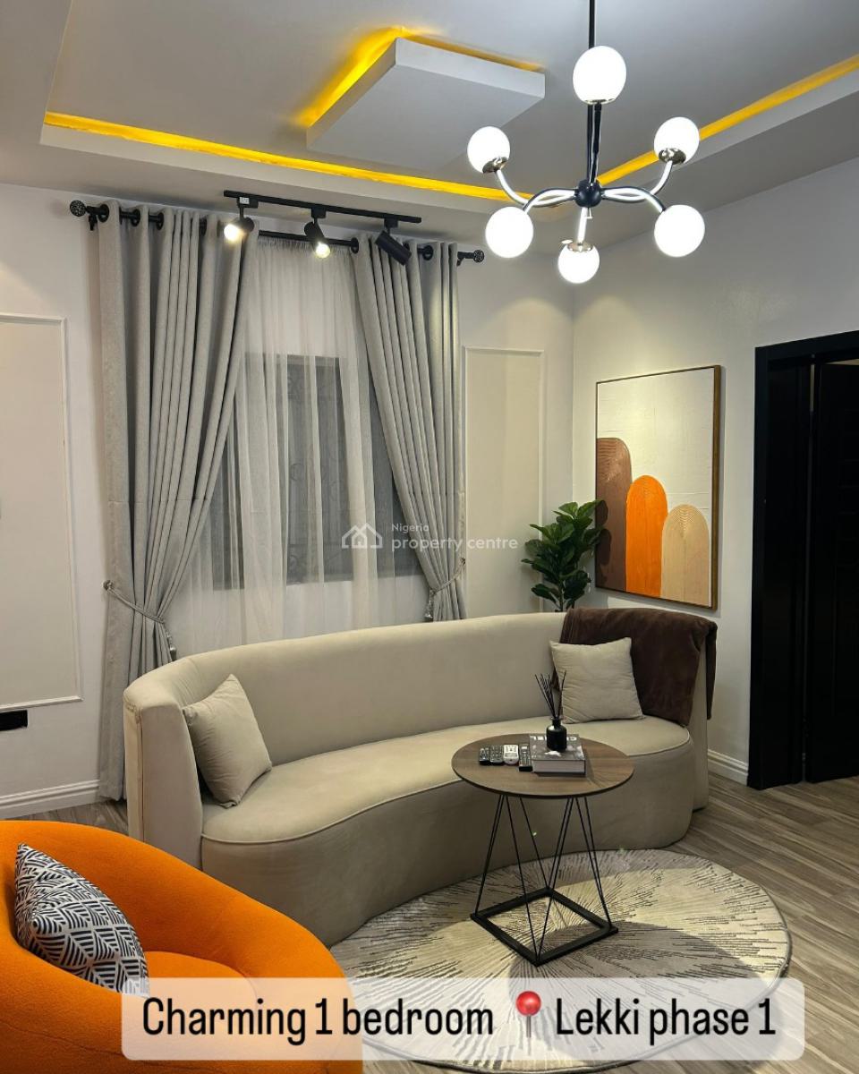 Charming 1 Bedroom Apartment, Lekki Phase 1, Lekki, Lagos, Mini Flat (room and Parlour) Short Let